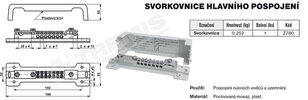 Svorkovnice hlavního pospojení TREMIS Z780