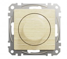 Sedna D/E Univerzální otočný LED stmívač, Bříza SCHNEIDER SDD180502