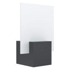 Venkovní nástěnné svítidlo ADAMELLO LED černá/satén 6W IP44 EGLO 98745