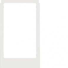 Designový rám pro KNX Touch Control 3,5, ostré hrany, bílá, mat BERKER 13201909