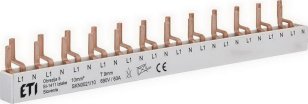 Propojovací lišta SKN0021/10 1+Np 12M 63A 10mm2 SKN ETI 002921150