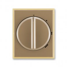 Kryt spínače s 3stup. otoč ovl 3294E-A00170 25 kávová/led. opálová Element ABB