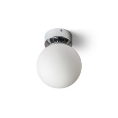 BOLLY 17 stropní opálové sklo/chrom 230V E27 15W IP44 RENDL R13693