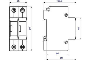 Svodič rázového přepětí HSA-275/2+0 SPD typ 2+3 HAKEL 24529