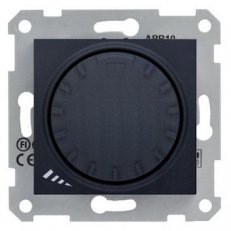 Sedna Stmívač otočný tlačítkové spínání RL 40-1000 W/VA 1 Graphite SCHNEIDER