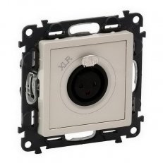 VALENA LIFE ZÁSUVKA XLR SAMICE BÉŽOVÁ LEGRAND 753273