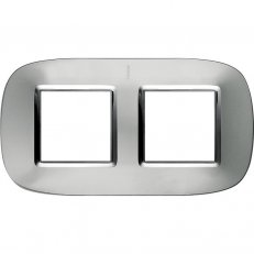Legrand HB4802/2XC BTAX Rámeček2+2 AXOLUTE HLINÍK