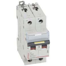 DX3 JISTIČ, CHAR. D,C 2 PÓLOVÝ, CHAR. C,50A 16KA LEGRAND 409573