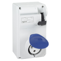 ZÁS.BOX 220V, 3K, 16A, VYPÍNAČ LEGRAND 056601