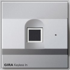 Čtecí jednotka Keyless In Fingerprint TX_44 F hliník GIRA 261765