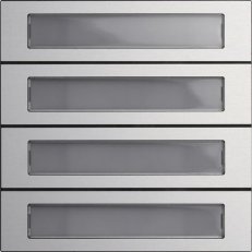 Modul volacího tlačítka 4x System 106 hliník GIRA 5534926