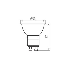 Světelný LED zdroj IQ-LEDDIM GU10 7W-NW (starý kód 29813), KANLUX 35247