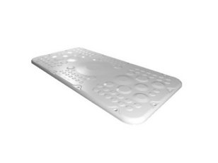 Rittal 2567300 Přírubová deska z plastu pro AX 436x221 mm pro velikost 7