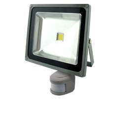 LED reflektor Classic PIR COB 50W šedý,