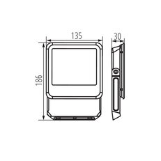 LED reflektor IQ-LED FL-30W-NW, KANLUX 33882