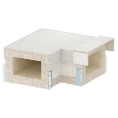 OBO PLCS B091220 Oblouk 90° pro PYROLINE Con 200x120 šedá