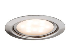 Nábytkové zápustné svítidlo - sada 3ks Micro Line LED kartáč.žel 935.53 93553