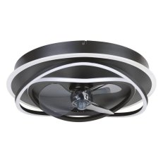 Stropní ventilátor NAMORI LED-CCT AC černá EGLO 35146