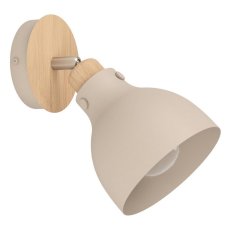 Bodové svítidlo ARRECIFE E27 písek/dřevo 1X28W IP20 EGLO 900711