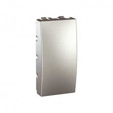 Unica Záslepný kryt, 1 modul, Aluminium SCHNEIDER MGU9.865.30