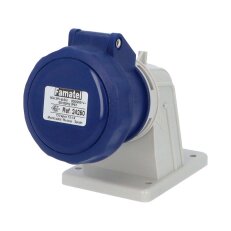 Vestavná zásuvka IP67/230V/16A/3P 6h, úhel 90° - SpeedPRO FAMATEL 24250