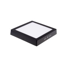 BPS12-LED panel 12W-WW teplá bílá čtverec přisazený černý T-LED 102153