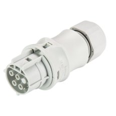 zásuvka na kabel gesis RST, 4-pól, průchodka 6-10mm, šroubové svorky, šedá