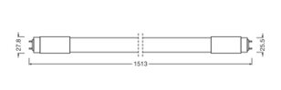 Světelný zdroj LEDVANCE LED TUBE T8 HF P 1500 mm 20W 840
