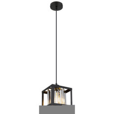 Závěsné svítidlo MATHILDE černá 1x E27 40W 230V GLOBO 15697H