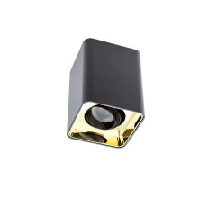 XARNO SURF. SQUARE 13W 3000K SBK/GD (5.1