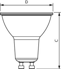MAS LED spot VLE D 3.7-50W GU10 930 60D PHILIPS 872016939936500