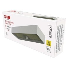 Solární LED svítidlo BRIXO s pohybovým čidlem, bílé, neutrální bílá EMOS ZG165S