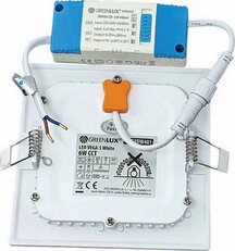 Vestavné svítidlo LED VEGA-S White 6W CCT, GREENLUX GXDW401