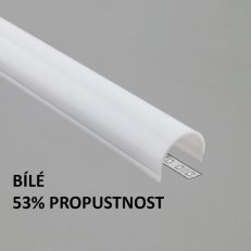 FKU-PD24-KLIK-2M-W Plexi D24 KLIK bílé oblé pro FKU29, 2m FK TECHNICS 4738355