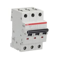 S203M-B50 3 fázový jistič 50 A char. B 10kA ABB 2CDS273001R0505