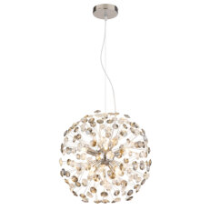 Závěsné svítidlo KATRINA chrom 8x3,5W G9 IP20 GLOBO 64135H1C