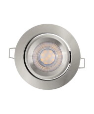 LED SPOT SET RECESS SIMPLE DIM 3 x 4.9W 2700K Brushed Nickel OSRAM 4099854445828