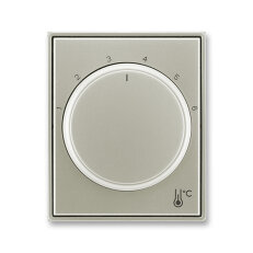 Kryt termostatu s otočným ovládáním, starostříbrná ABB 3292E-A00300 32