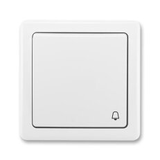 ABB Swing Ovládač zapínací symbol zvonek ř.1/0 10A jasně bílá BLISTR