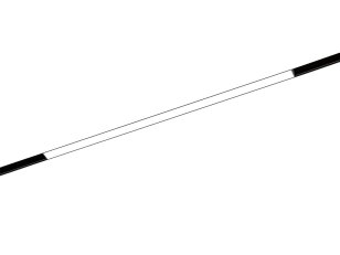 Lištové svítidlo MAGLINE II 60, B DALI 24W 3000K/3500K/4000K černá LED2 6481153D