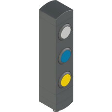 Ovládací jednotka BN 3 prvky (konfigurace A01) 1NO, Konektor M12,12 pólů, IP65