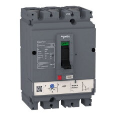 circuit breaker, EasyPact CVS250B, 25kA at 415VAC, 160A, TM-D trip unit, 3P3d