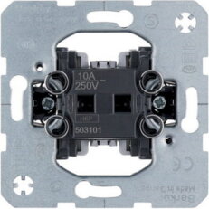 Kolébkové tlačítko řaz. 1/0, 10A, 250V, modul přístroje HAGER WDE503101