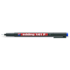 Permanentní pero s kulatým hrotem 0,6mm/barva modrá EDDING 141 F modrá