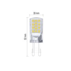 LED žárovka Classic JC, G9, 4,2W (40 W), 470 lm, neutrální, stmívatelná ZQ9E24D
