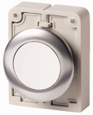 Eaton M30I-FD-W Ovládací hlavice, zapuštěné tlačítko, bez aret, nerez, bílá
