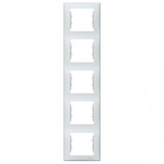 Sedna Rámeček pětinásobný vertikální, Grey SCHNEIDER SDN5801533