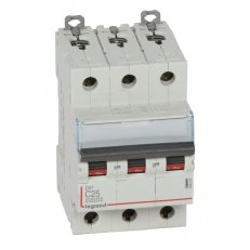 DX3 JISTIČ, 3 PÓLOVÝ, CHAR. C,25A 10000A/16KA LEGRAND 409256