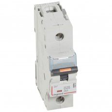DX3 JISTIČ, 1 PÓLOVÝ, CHAR. D,25A 25KA LEGRAND 409809