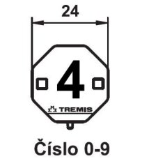Štítek označení č.4 (plast) TREMIS VS015